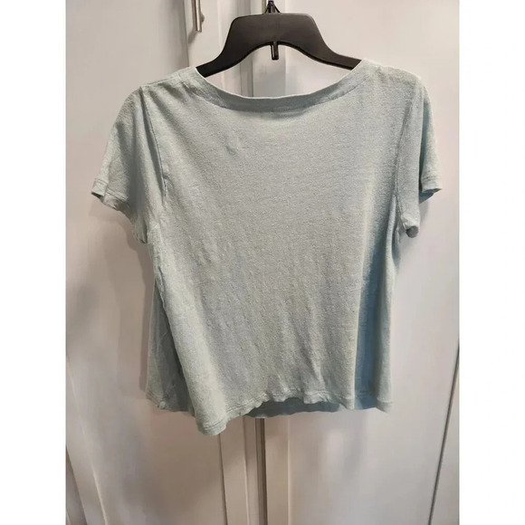 J. Jill Love Linen Mixed Media Tee Sz M - Picture 2 of 5